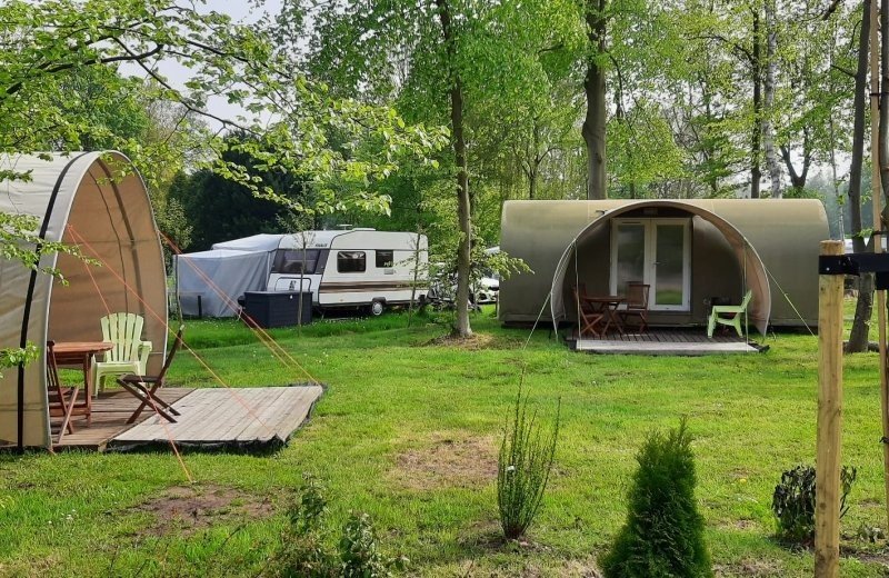 Uniek glampen in het CoCo Sweet Tenthuisje